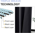 Simplebrand Black Blackout Curtains - Image 5