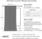 MYSKY HOME Cotton Curtains for Living Room Farmhouse Semi Sheer Light Filtering - Image 6