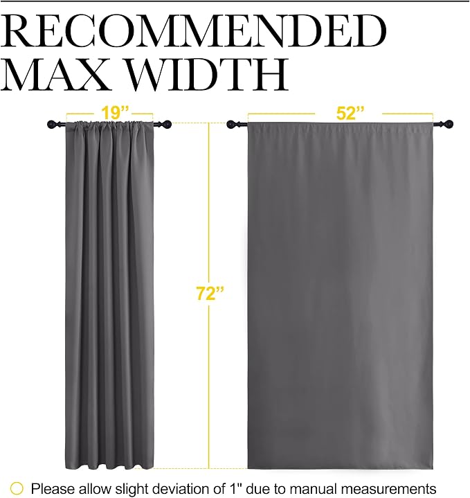 NICETOWN Blackout Curtain Panels - Image 7