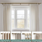 Lootkell 2 Pack Bronze Curtain Rods - Image 4