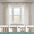 Lootkell 2 Pack Bronze Curtain Rods - Image 4