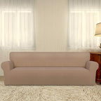 PureFit Super Stretch 4 Seater Sofa Slipcover – Spandex Non Slip Soft Couch - Image 2