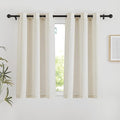 NICETOWN Natural Linen 54 inches Long Curtains by NICETOWN