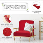 Newwiee 8Pcs Patio Cushion Covers Stretch Outdoor Cushion Cover Replacement - Image 4
