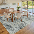 5x7 Area Rugs for Living Room Washable Rug: Anti-Skid Abstract Modern Living - Image 7