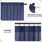 FRAMICS Farmhouse Cotton Linen Curtains - Image 7