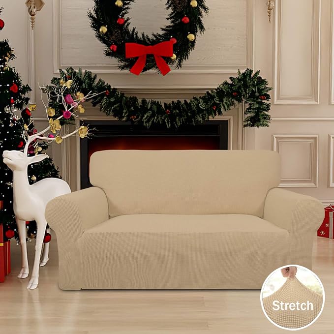 Easy-Going Stretch Loveseat Slipcover 1-Piece Sofa Cover Furniture Protector - Image 2