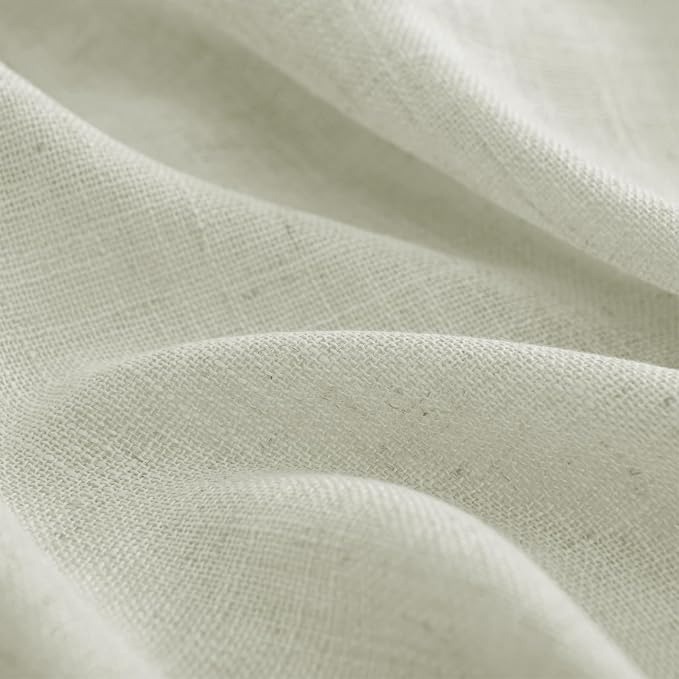 Joydeco Linen Curtains 108 Inch Length 2 Panel Sets, Light Filtering Curtains - Image 3