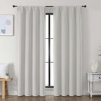 Simplebrand Ava Natural Blackout Curtains by Simplebrand