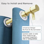 Byondeth Curtain Rods for Windows 16 to 48 or 60 Inches Max Adjustable Length 1 - Image 2
