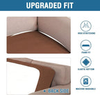 H.VERSAILTEX Super Stretch Individual Seat Cushion Covers Sofa Covers Couch - Image 6