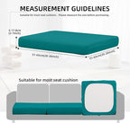 14Pcs Outdoor Cushion Covers, Patio Cushion Covers, Stretch Elastic Slipcovers - Image 2