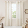 LAMIT Natural Ivory Linen Curtains by LAMIT