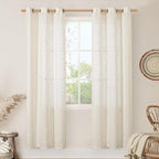 LAMIT Natural Ivory Linen Curtains by LAMIT