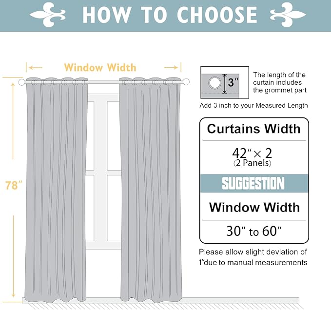 ChrisDowa 100% Blackout Curtains 78 inch Long - Image 7