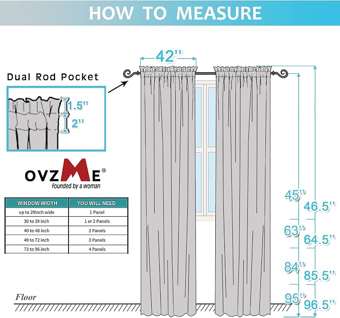 OVZME Black Sheer Curtains 84 Inches Long 2 Panel Sets, Solid Color Lightweight - Image 8