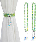 PEDOBO Magnetic Curtain Tiebacks, 2 Pack Crystal Beaded Sun & Moon Pendants by PEDOBO