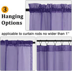 Gwine Extra Long Sheer Curtains 108 Inches Long - Image 2