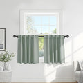 Pony Dance Short Blackout Curtain Panels by PONYDANCE
