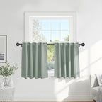 Pony Dance Short Blackout Curtain Panels by PONYDANCE