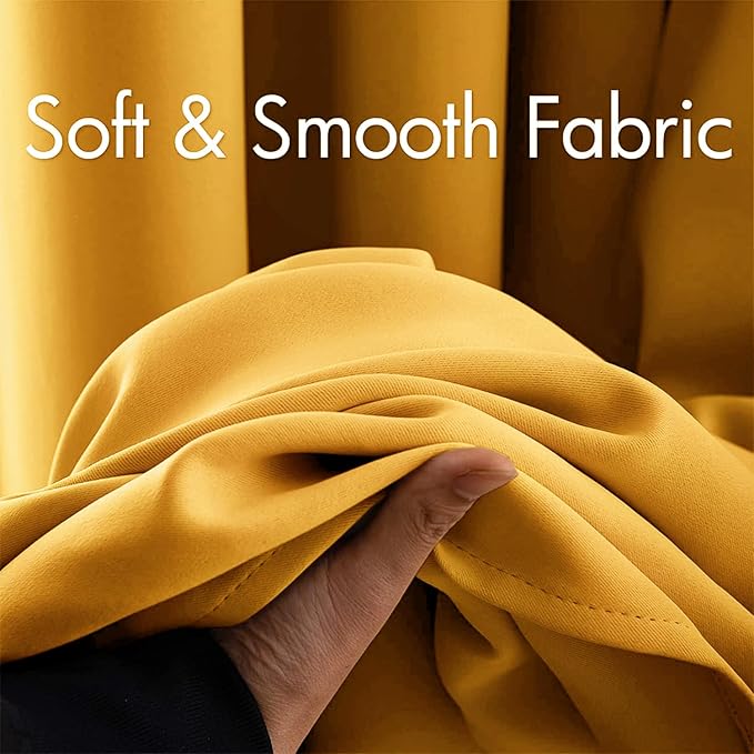 MIULEE Blackout Curtains for Bedroom Living Room Thermal Insulated Room - Image 3