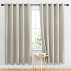 NICETOWN Blackout Natural Large Window Treatments by NICETOWN