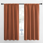 NICETOWN RV Blackout Curtains for Camper Windows, Burnt Orange, Kitchen Curtains by NICETOWN