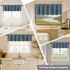 Chyhomenyc Blackout Valances for Windows, Short Window Valance Curtains for - Image 7