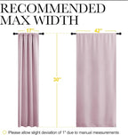 NICETOWN 2 Panels Blackout Curtains, Rod Pocket Thermal Insulated Drapes - Image 6