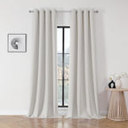 Joydeco Blackout Curtains 108 Inch Length 2 Panels Set, Thermal Insulated Long by JOYDECO