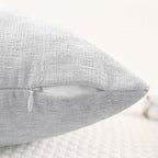 CaliTime Throw Pillow Covers Decorative 16 X 26 Inches Pack of 2 Cozy Chenille - Image 3