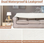 Easy-Going 100% Waterproof Oversized Chair Couch Cover, Dual Waterproof Sofa - Image 3