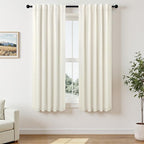 Pitalk Nursery Curtains for Girls Room Linen Black Out Back Tab Rod Pocket by Pitalk
