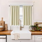 RYB HOME 100% Blackout Short Curtains by RYBHOME
