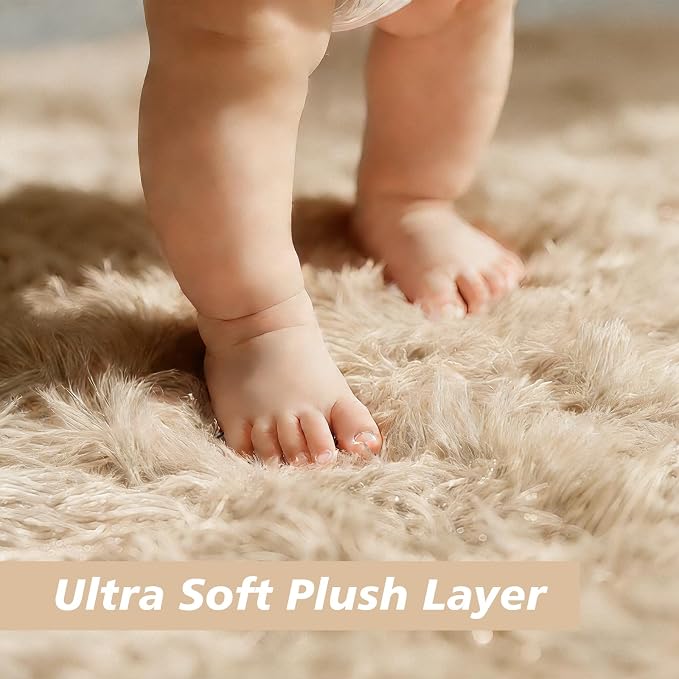 yulidayang Fluffy Round Area Rugs - Image 2