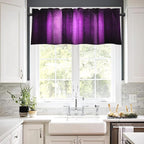 Emvency 2 Pack Valances Window Treatments, 52x18 Inch Rod Pocket Valances - Image 7