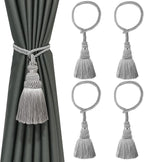 Fenghuangwu 4 Pack Curtain Tie Backs Rope Tassels by fenghuangwu