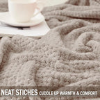 Exclusivo Mezcla Fleece Bed Blanket Twin Size, Super Soft and Warm Blankets - Image 6