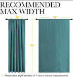 NICETOWN Living Room Curtains, Window Curtain Panels, Thermal Insulated Solid - Image 7