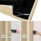 ChrisDowa 100% Blackout Curtains - Image 4