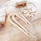 Wood Bead Curtain Tiebacks, KLOGTSIND Set of 2 Curtain Holdbacks - Image 5