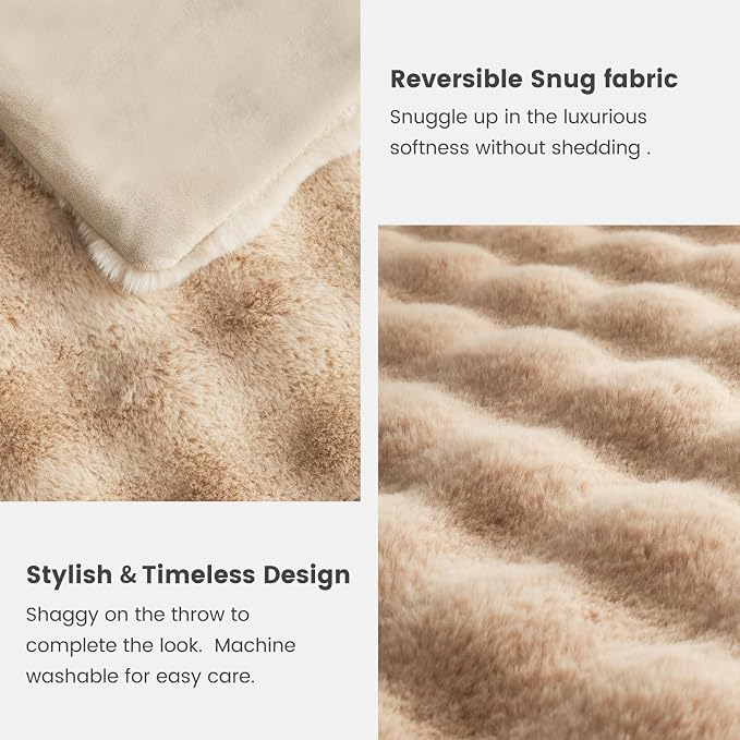Cozy Bliss Faux Fur Throw Blanket - Image 8
