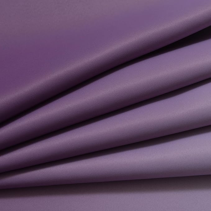 Yakamok Greyish White to Purple Ombre Curtain - Image 7