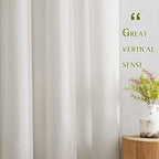 NICETOWN Natural Linen Curtains - Image 5