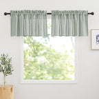 RYB HOME Semi Sheer Valances by RYBHOME