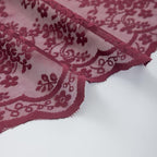 YJ YANJUN Vintage Lace Curtains 45 Inch Length-Victorian Floral Pattern - Image 3