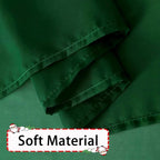 SpaceDresser Foliage Green Sheer Curtains 4 Panels Rod Pocket Semi-Sheer - Image 6