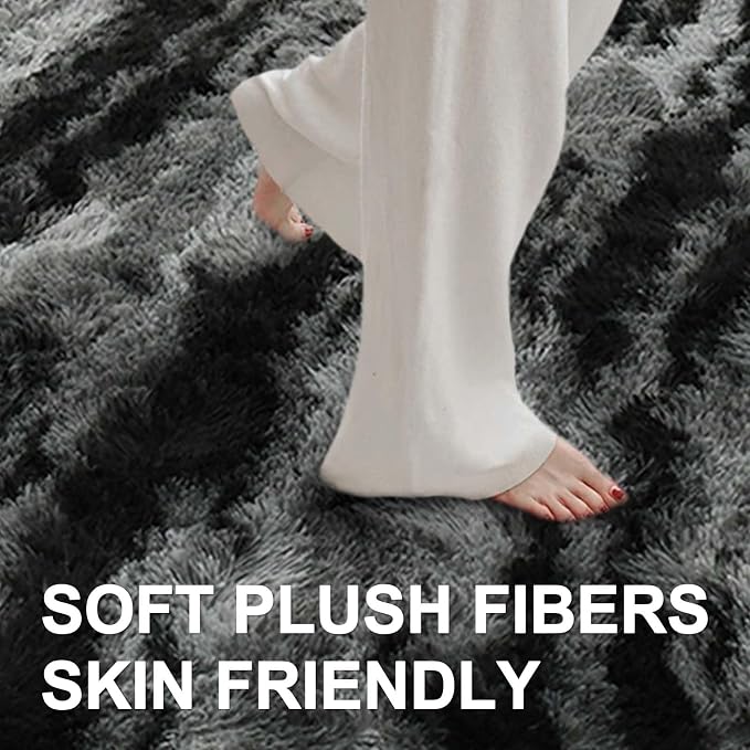 8x10 Ft Extra Large Shag Rugs for Living Room, Ultra Soft Fluffy Furry Area - Image 4