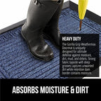 GORILLA GRIP 100% Waterproof All-Season WeatherMAX Doormat 35x23, US Designed - Image 4