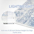 IOHOUZE Abstract Runner Rug 2x10 Ft Washable Runners - Image 5